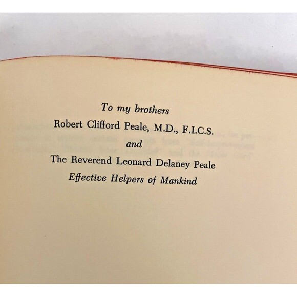 The Power Of Positive Thinking by Norman Vincent Peale - 1952 Edition - Picture 5 of 5